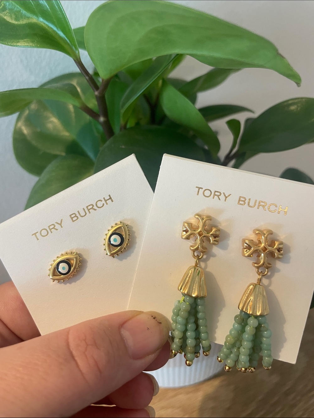 SET OF 2 Tory Burch earrings